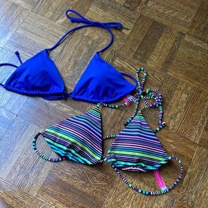 Victoria’s Secret string bikini top bundle! Size M